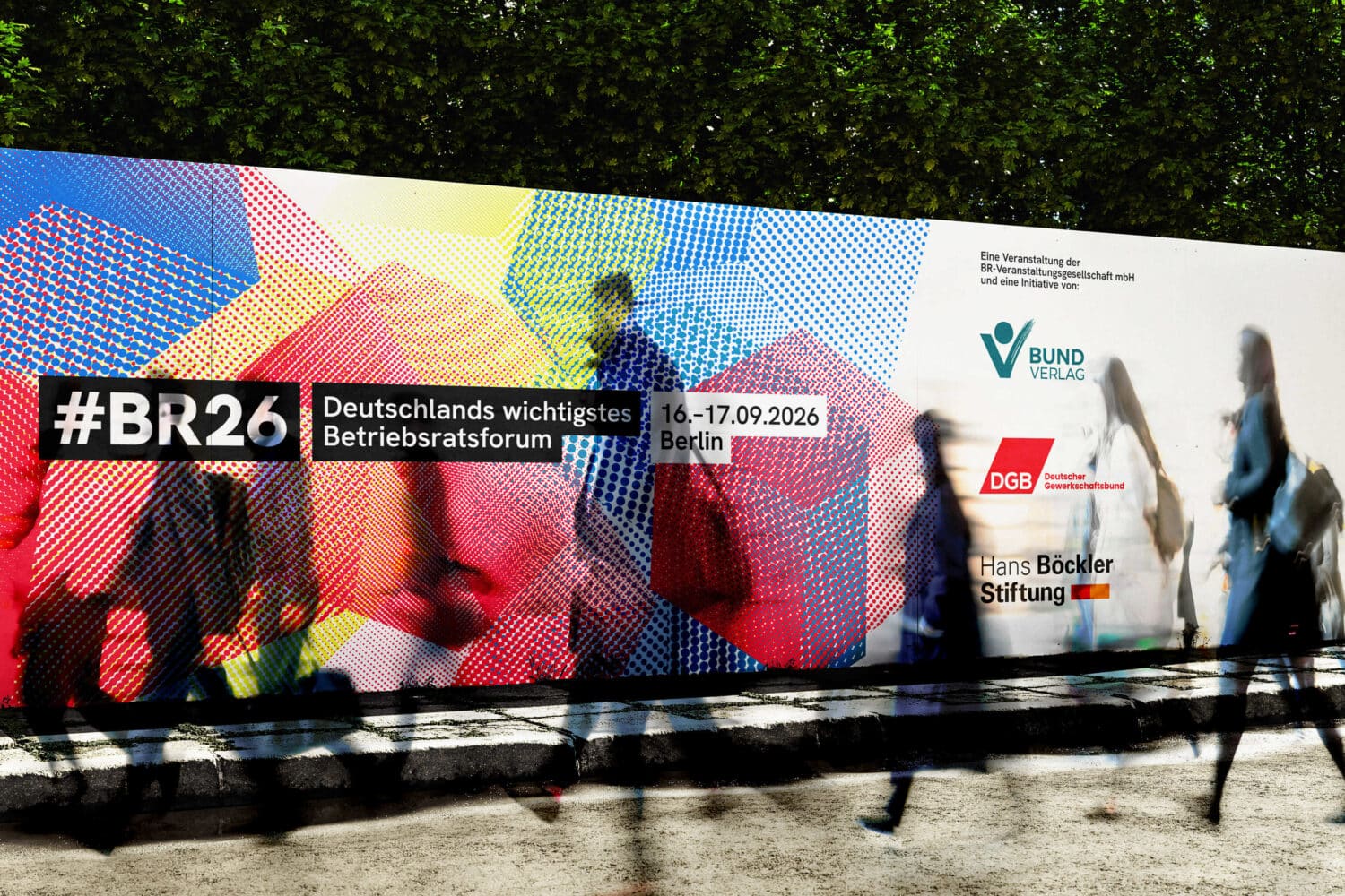 #BR26 Banner zum Betriebsratforum 2026 am 16. bis 17. September und dem Slogan